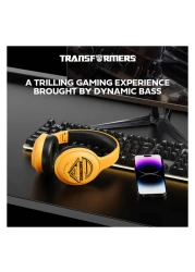 ترانسفورمرز بامبل بي سماعة رأس اللاسلكية بتقنية البلوتوث TFG06-لون أصفر-