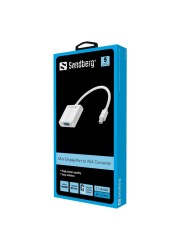 Sandberg Mini Display Port VGA Adapter White