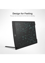 Generic-8.5 Inch LCD Drawing Tablet Portable Digital Pad Writing Notepad Electronic Graphic Board Notes Reminder Font Bold with Stylus Pen(Black)