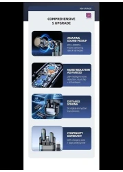 Radiotronics Wireless Lavalier Microphone Compatible for All Devices for YouTube/Reel/Shorts/Videos/Meeting/Teaching/Conference (K81 for Type-C and iPhone)