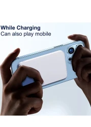 Mag-Safe Battery Pack, Magnetic Wireless Power Bank 10000mAh, Fast Portable Charging Light-ning Compatible with Mag-Safe (for iPhone 12,13,14,15)