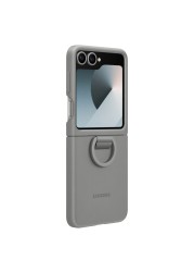 Samsung Silicone Case Cover with Ring for Galaxy Flip6 Grey