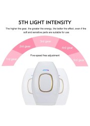 Mini Handheld IPL Laser Hair Removal Machine – Portable Depilatory Device for Full Body & Facial Use – Permanent Painless Hair Remover – White