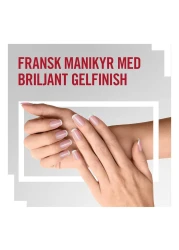 Rimmel London Super Gel French Manicure Nail Polish 91 English Rose 12ml