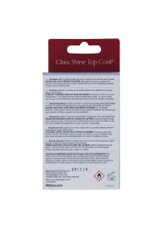 Kiss KTR07F Glass Shine Top Coat Nail Polish - 15ml