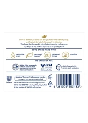 دوڤ كول مويستشر قالب صابون كريم الجمال المرطب برائحة الخيار والشاي الأخضر مع ¼ كريم مرطب 160 غرام