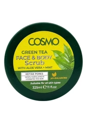 Cosmo Green Tea Face and Body Scrub 325ml