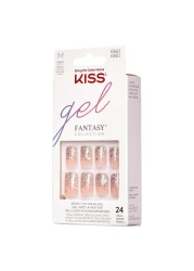 Kiss Gel Fantasy Collection False Nails KGN01 Pink 24 PCS