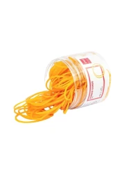 Deli Elastic Rubber Band E3214 Yellow 70mm
