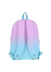 Kaukko Rainbow Backpack Bag Purple and Blue Large 18cm