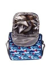 Kaukko Kids and Love Sweet Shark Printed Lunch Box Bag
