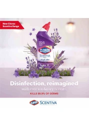 كلوركس سينتيفا توسكان منظف المرحاض خالي من المبيضات 709 ملل حزمة من 3 .