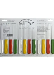 Fitto 12-Piece Knife Set &ndash; Premium Stainless Steel Kitchen Knives with Ergonomic Handles, Full Tang Construction, and Multi-Function Blade Set for Versatile Cooking