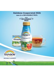 Rainbow Evaporated Milk Pet Reclosable Bottle 133ml