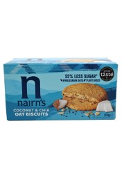 Nairn&#39;s Less Sugar Coconut and Chia Oat Biscuits, 200g