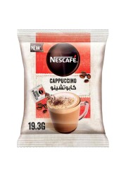 Nescafe Cappuccino Foamy Coffee Mix Choco Sprinkles, 19.3g Pack of 20