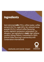 Starbucks Frappuccino Creamy Mocha Delight Coffee Drink, 250ml