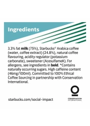 Starbucks No Added Sugar Doubleshot Espresso Arabica Coffee Drink, 200ml Pack of 4