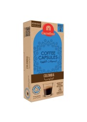 Carrefour Colombia Medium Roast Intensity 6 Coffee 10 Capsules