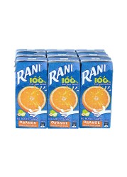 Rani Orange Juice 200ml Pack of 9