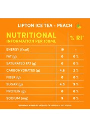Lipton Peach Ice Tea 290ml Pack of 6