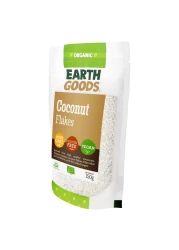 إيرث غودز رقائق جوز الهند عضوية غير معدلة وراثيًا خالية من الغلوتين ونباتية 150 غرام