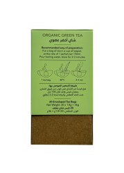 Family Harvest Organic Green Tea Bags 20 Tea Bags