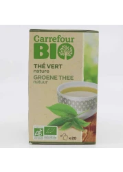 Carrefour Bio Green Tea Nature 20 Tea Bags