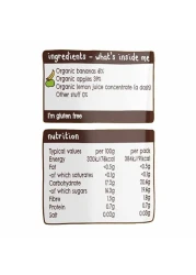 Ella&#39;s Kitchen Gluten Free Dairy Free Organic Super Smooth Bananas and Apples Puree Baby Food, 4 Months+, 120g