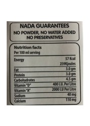 Nada UHT Lacto Free Full Cream Milk 1L Pack of 4