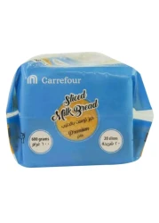 كارفور خبز توست بالحليب 600 غرام