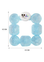 Mickey Printed Teether Blue TRHA29064 10x10cm