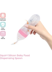 ديزني ميني ماوس ملعقة توزيع طعام الأطفال من السيليكون - متعدد الألوان 90 ملل