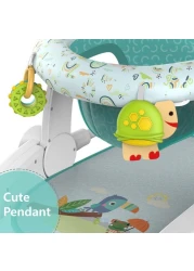 كرسي طعام محمول للأطفال وكرسي استرخاء للأنشطة للأطفال - أخضر