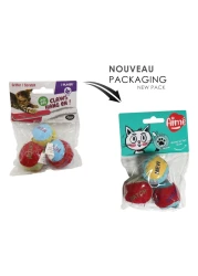 Agrobiothers Aime Gunny Ball Cat Toy 3 PCS