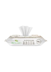 Doctor Wipes My Natural Pet Wipes with Aloe Vera for Dogs, Cats, Puppies and Kittens; Non-Toxic; 48pcs