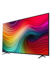 ال جي NanoCell NANO81 تلفزيون ذكي 86 بوصة 4K جهاز التحكم عن بعد بالذكاء الاصطناعي HDR10 webOS24 2024