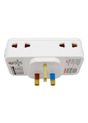 MyChoice 4-Way Universal Socket Adapter with USB 12W
