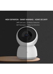 Generic-Global Version A1 Baby Monitor IP Camera 360&deg; Panoramic Wireless Smart Security Camera AI Motion Detection Night Vision H.265 Full Color Home Security Device CMSXJ19E