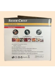 Fitto Electric Meat Grinder 3.8L &ndash; High-Power Food Processor for Grinding Meat, Sausages, Vegetables, and More &ndash; Stainless Steel Blades, Easy to Use, Ideal for Home Kitchens