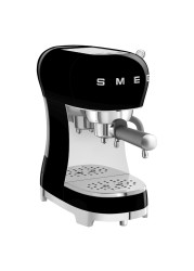 Smeg Espresso Coffee Machine with Pump ECF02BLUK Black 1350W
