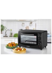Black+Decker Double Glass Toaster Oven 45L TRO45RDG-B5 Black