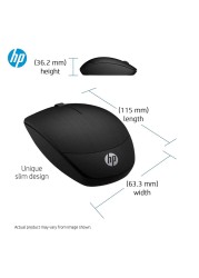 HP Wireless Optical Mouse X200 Black