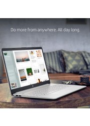 HP 15-Dw Laptop, 15.6 Inch Fhd, 11Th Gen Intel Core I3 - 512GB SSD, 16GB RAM, Intel Hd -Graphics, Windows 10 Home, Eng-Ara Kb, Silver, Laptop