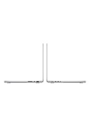 Apple MacBook Pro 14 Inch, 8GB RAM, 512GB SSD, Silver (Apple M3 Chip, 8-Core CPU And 10-Core GPU, English/Arabic Keyboard, MR7J3AB/A)