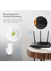 TP-Link AC750 WiFi Range Extender RE200 , Easy WiFi Extension Flexible Placement