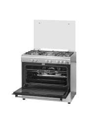 وولف باور موقد الغاز ذو 5 شعلات WCR950CI - فولاذ مقاوم للصدأ 90×60 سم