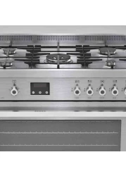 بيرتازوني فرن كهربائي وغاز متعدد الوظائف فضي PRO905MFELXE