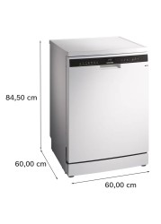 Siemens Series iQ300 Free Standing Dishwasher SN23HW65MM White 60cm