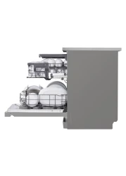 أل جي ترو ستريم غسالة الأطباق رباعية الغسيل DFC513FV بسعة 14 مكانًا - فضي